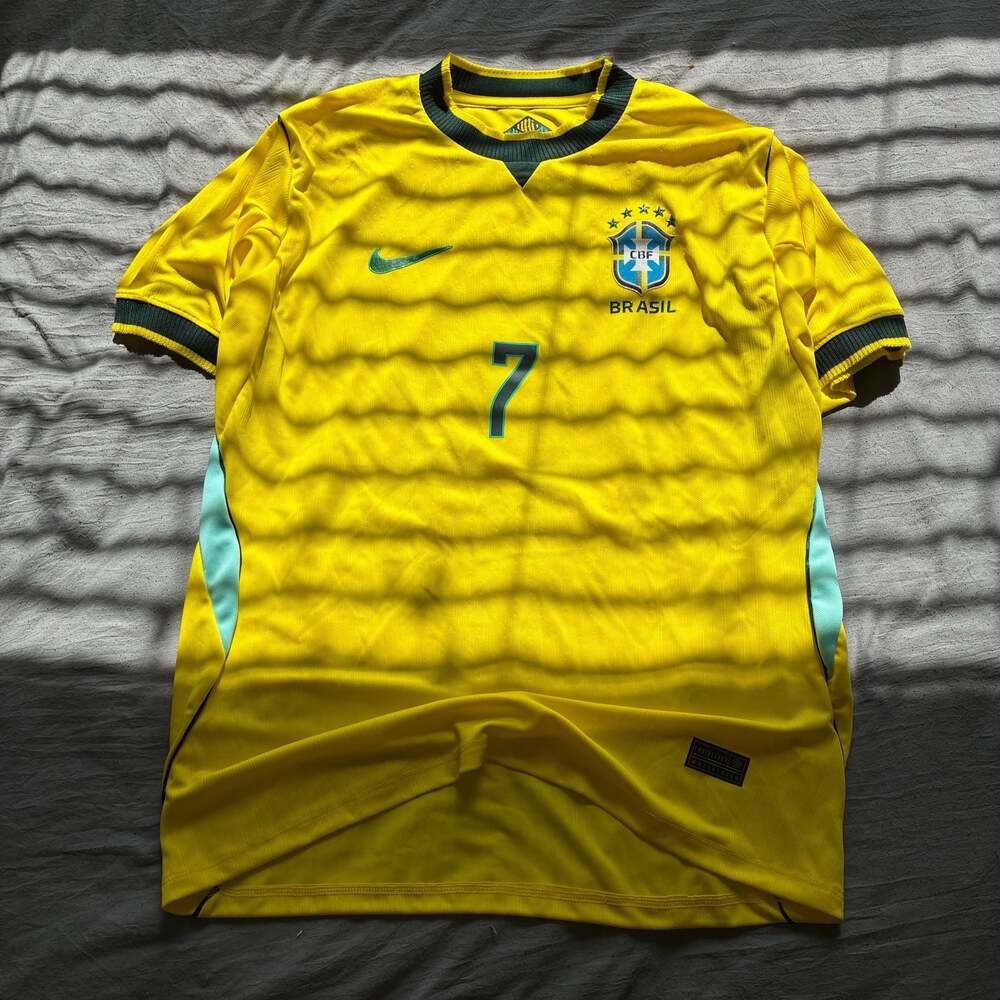 Nike Brazil 2026 Home Stadium Soccer Jersey - Vinicius Jr #7 M and L